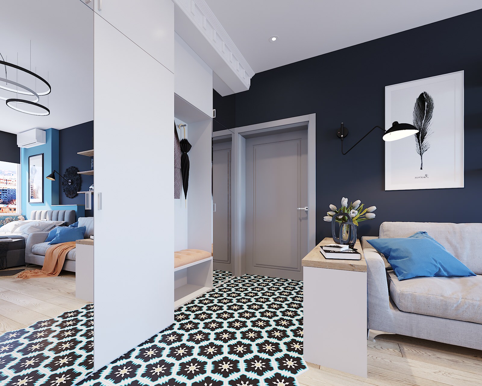 Обложка проекта: Квартира-студия. 38м2.