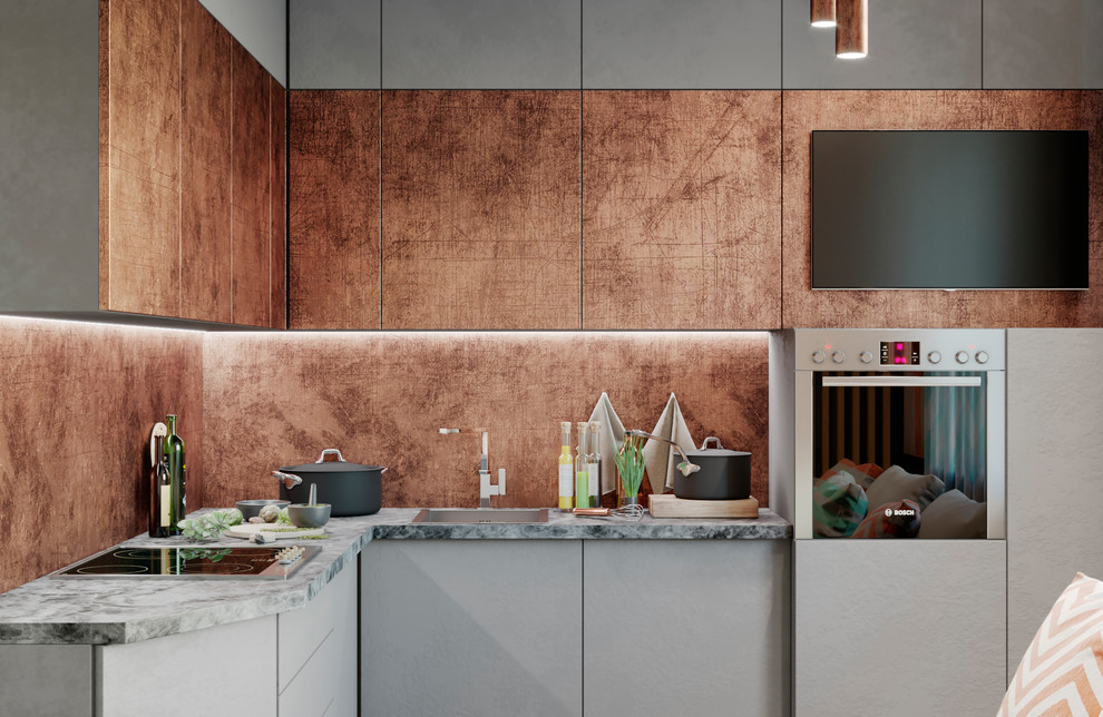 Трех- комнатная квартира в современном стиле