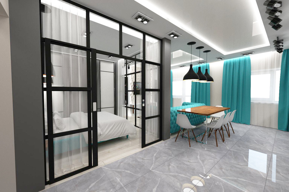 Гостинная в стиле ЛОФТ