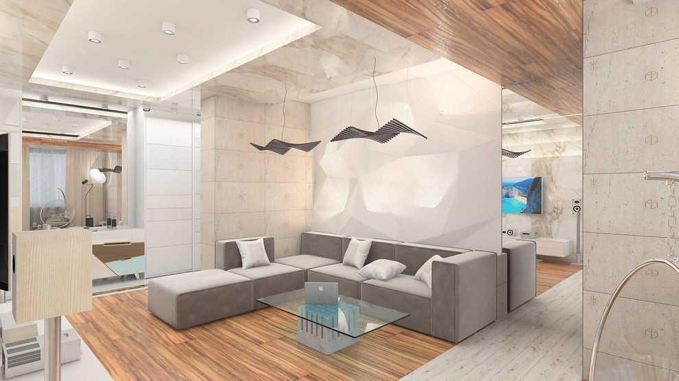 Дизайн-проект квартиры в стиле минимализм ЖК «Новый Оккервиль»