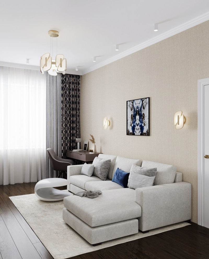 Обложка проекта: редизайн гостиной