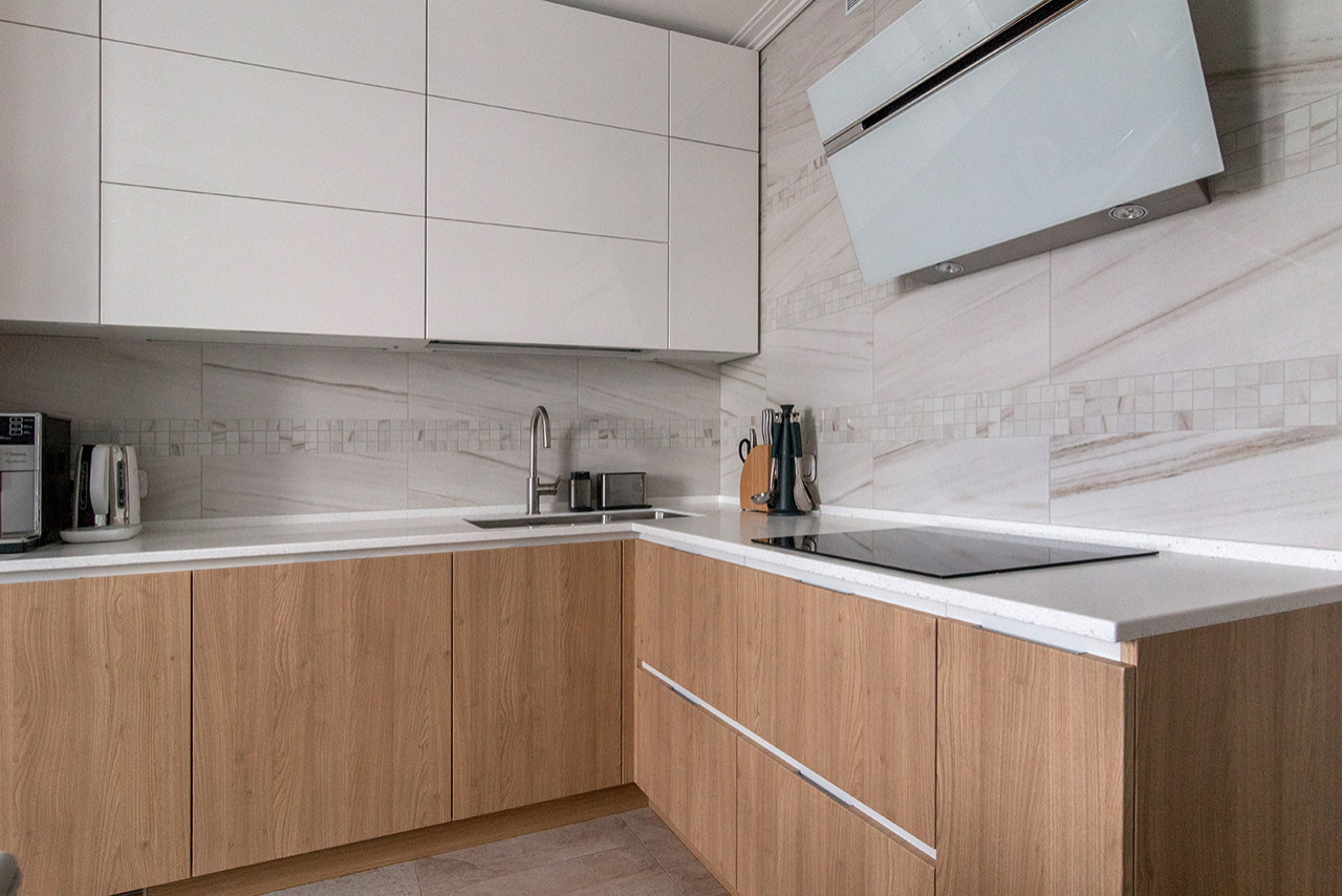 Дизайн четырехкомнатной квартиры в ЖК "Лучи".