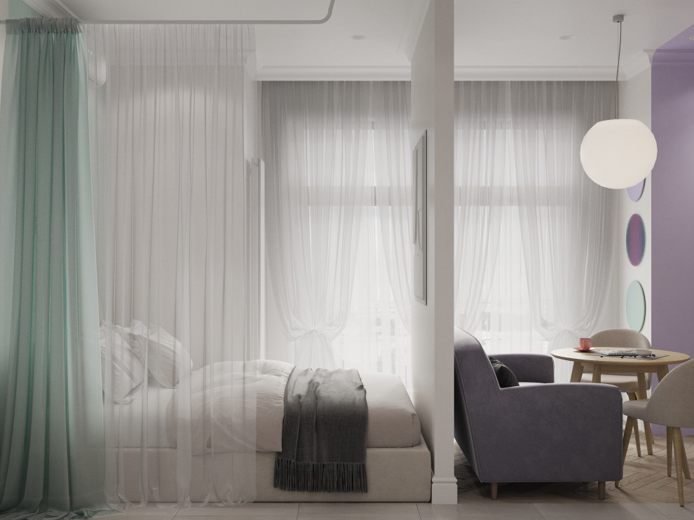 Проект квартиры студии 28 кв.м. в ЖК МИРЪ, Санкт-Петербург, 2023г.