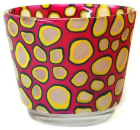 DIY: Декорируем стеклянный подсвечник полимерной глиной