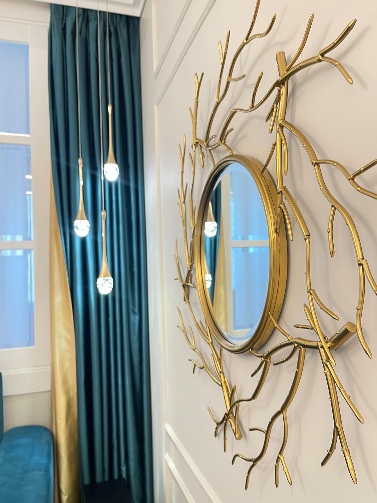 Проект в бирюзовых тонах