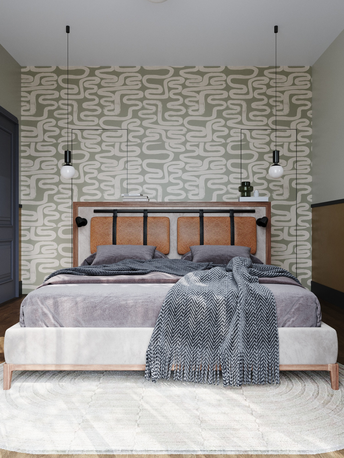 Атмосферная квартира с панорамными окнами