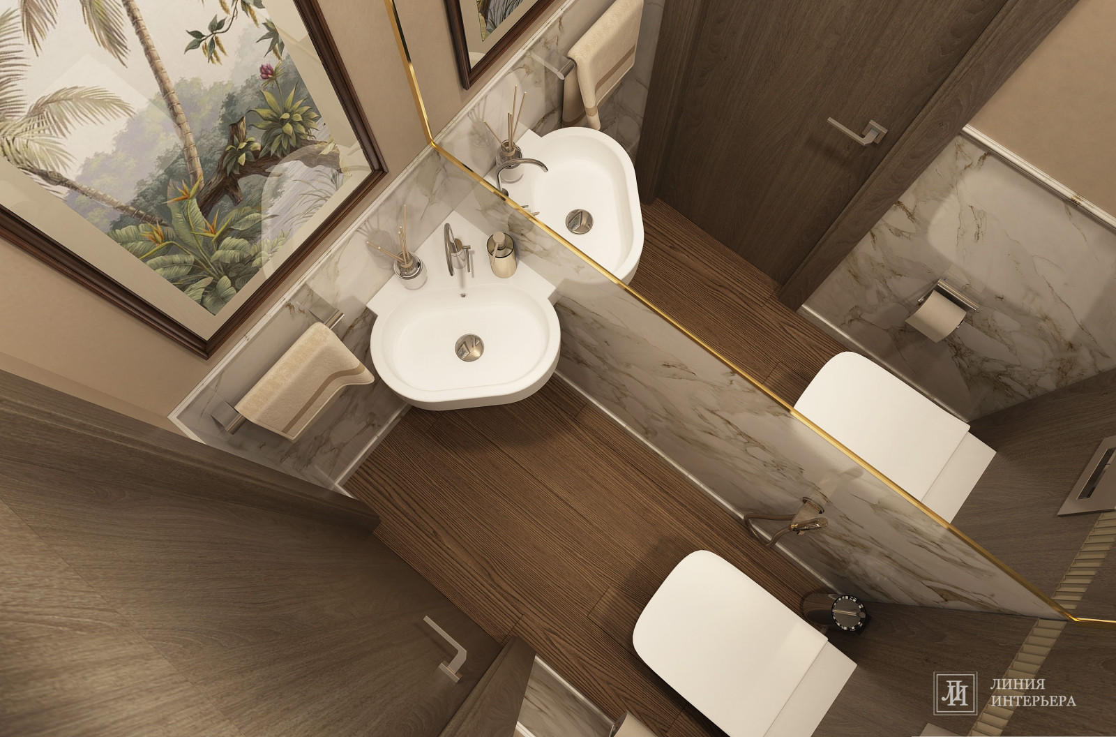 Дизайн интерьера 2-х уровневой квартиры