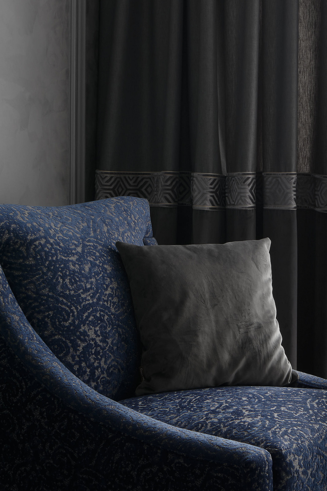 Съёмка текстиля в интерьере