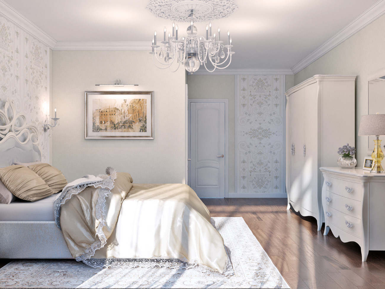 INTERIOR DESIGN OF THE APRATMENT IN APPLE CITY