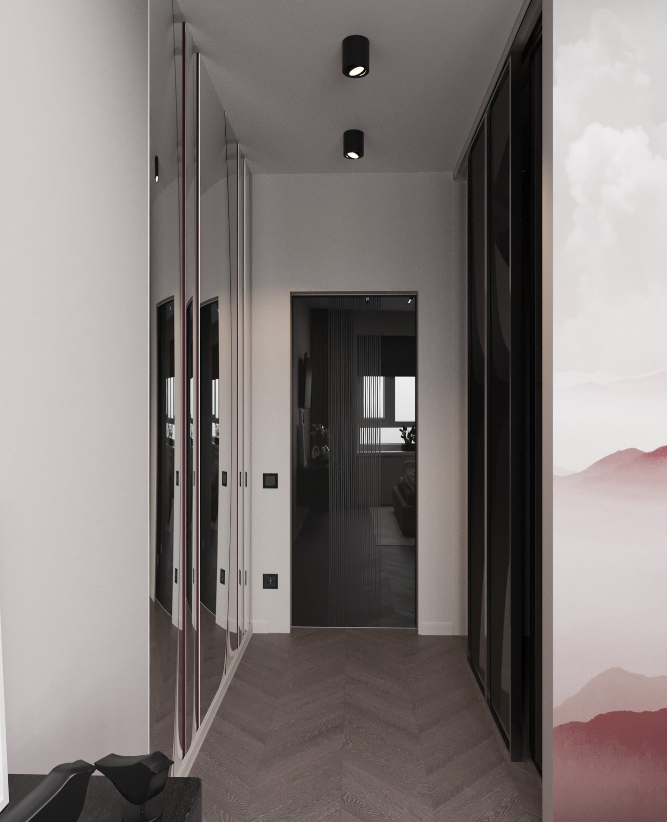 ЖК Красный Аксай. Двухкомнатная квартира в современном стиле