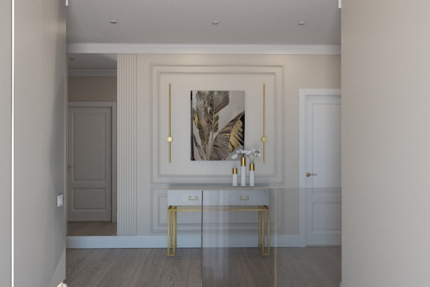 Двухэтажный дом для семьи с тремя детьми.