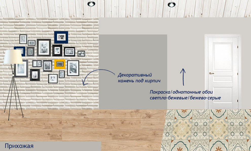 Концепция интерьера загородного дома в эко стиле