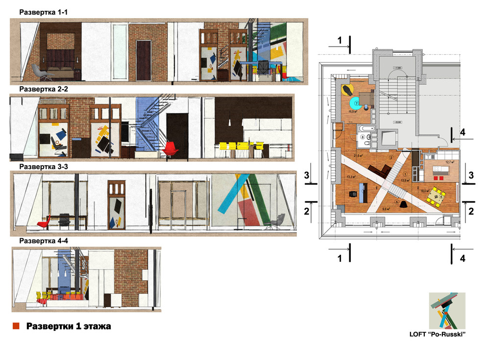 Loft Po-Russki в Clerkenwell House