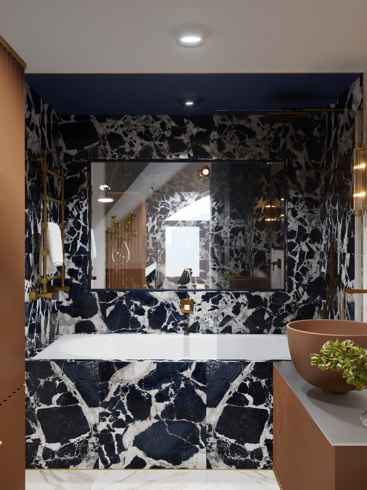 Проект двухуровневой квартиры с мансардой