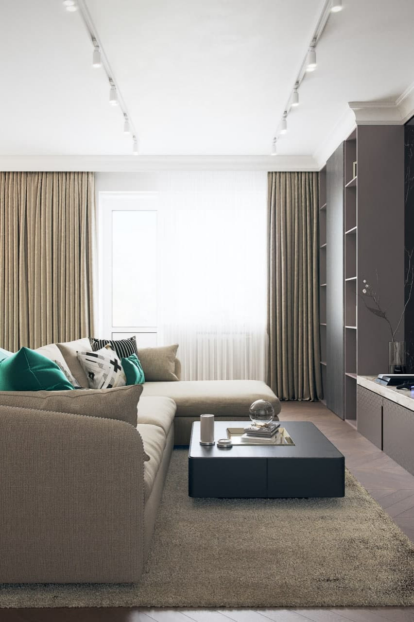 ЖК Метрополия, 3 комнаты, 111 м²