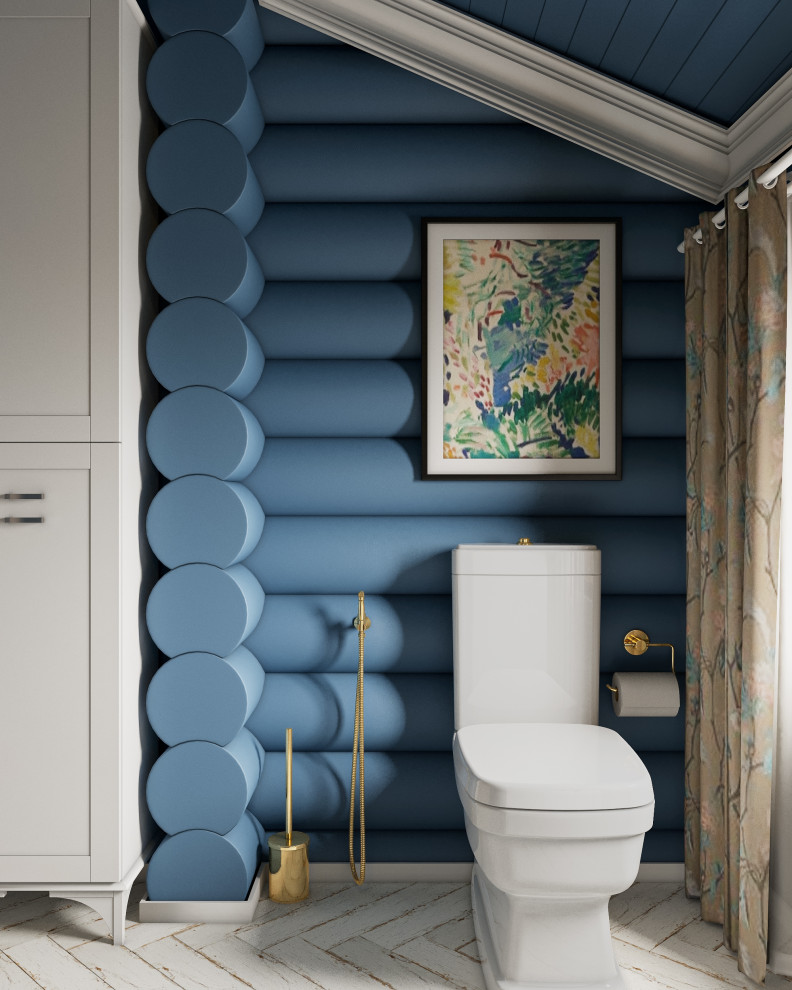 Авторский дом из бревна 135 м² для семьи с двумя детьми в КП Золотые Сосны