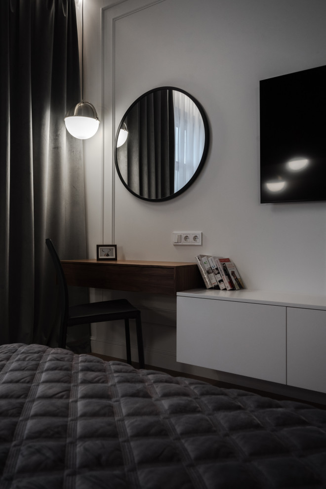 Просторная квартира в серых цветах