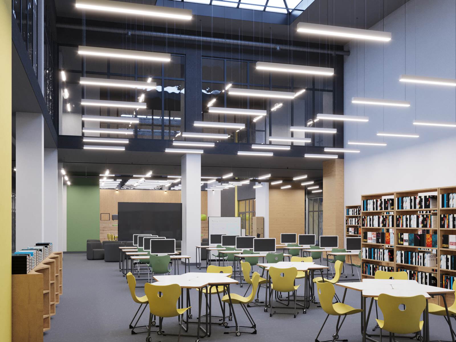 Обложка проекта: Дизайн-проект интерьеров школы на 825 мест