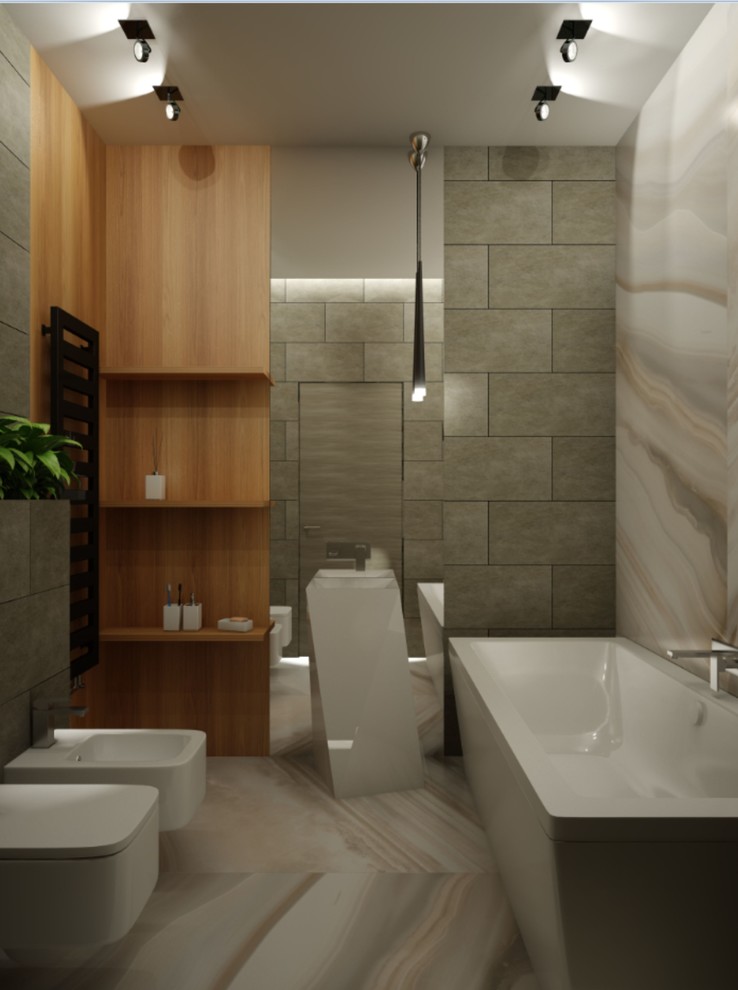 Трехкомнатная квартира в современном стиле