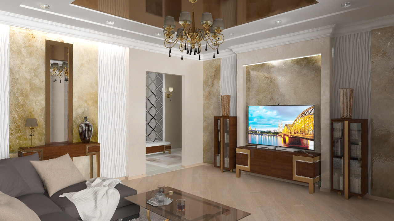 Обложка проекта: Двухуровневая квартира на Фонтане