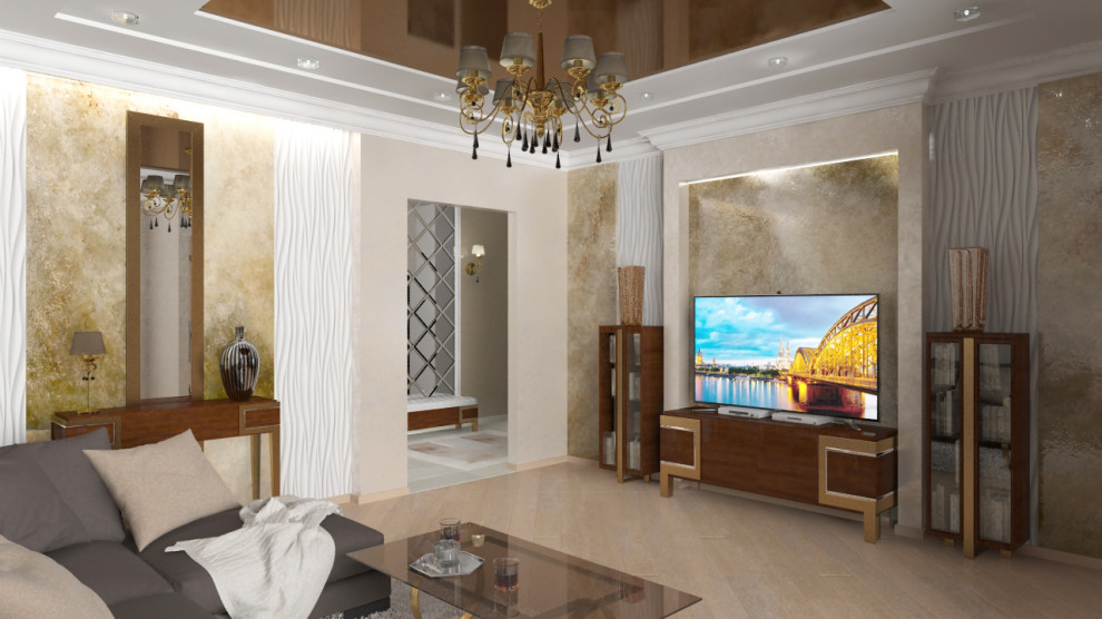 Обложка проекта: Двухуровневая квартира на Фонтане