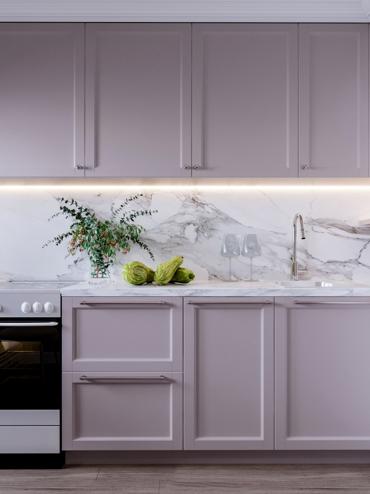 Дизайн проект квартиры "Пудра"