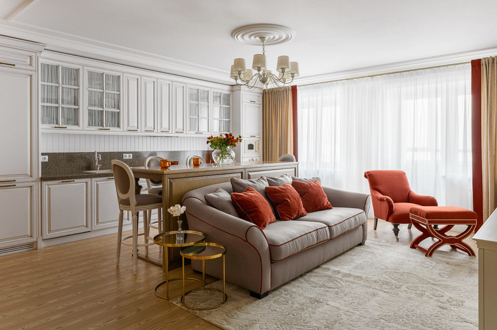 Houzz тур: Квартира в Красноярске с антресолями над кроватью