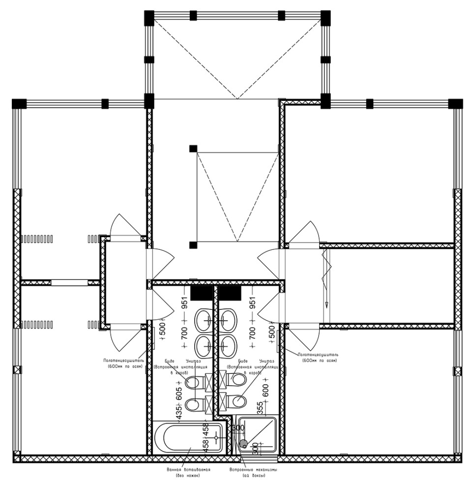 House in Komarovo | Dining room | Hall