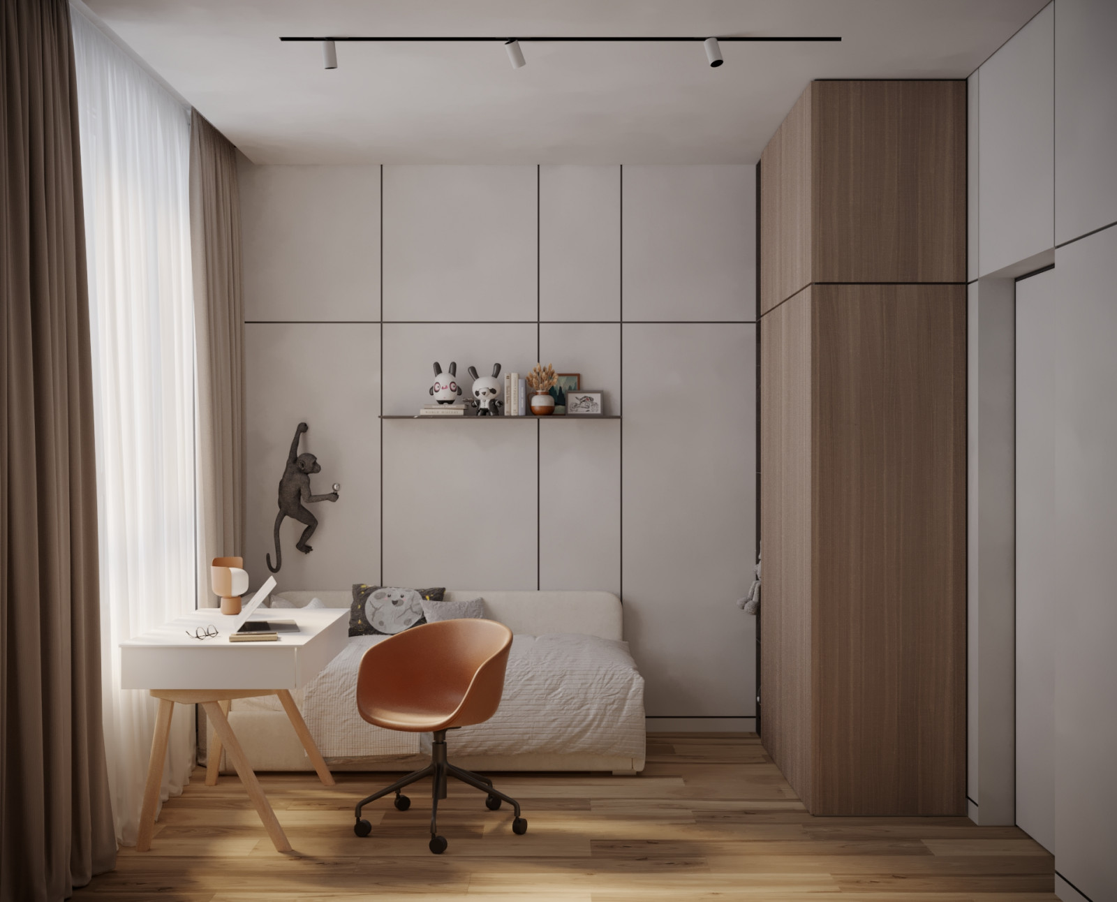 Дизайн проект квартиры в ЖК "Огни"