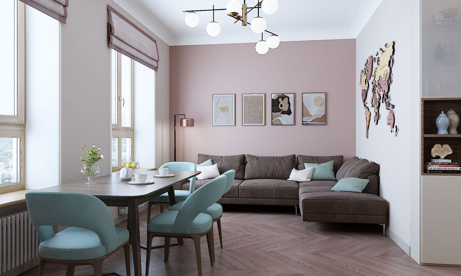 Обложка проекта: квартира 105м2