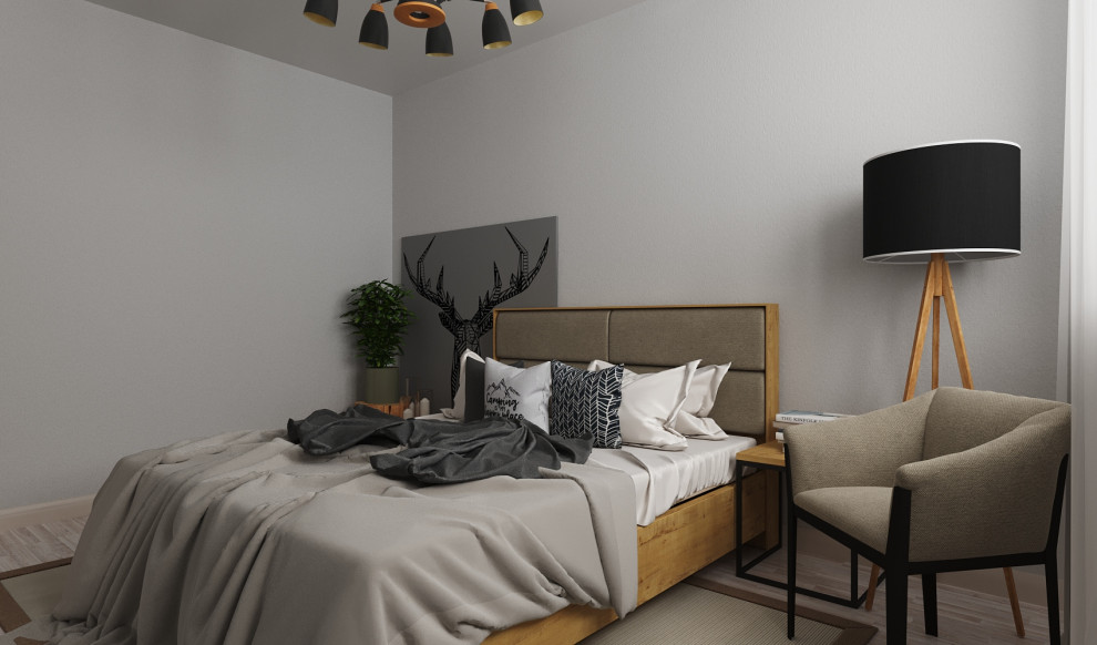 Спальня в скандинавском стиле