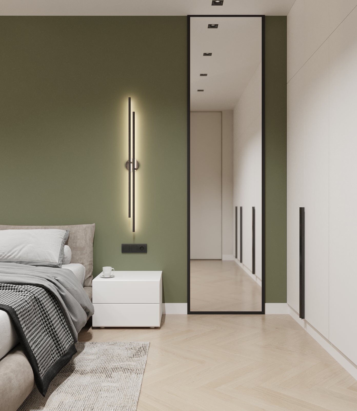 Спальня в ЖК Александровский