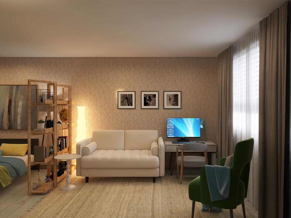 Комплектация комнаты в однокомнатной квартире