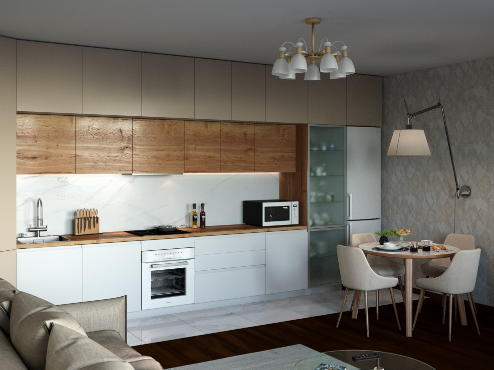 Спальня, детская и кухня в ЖК Статус