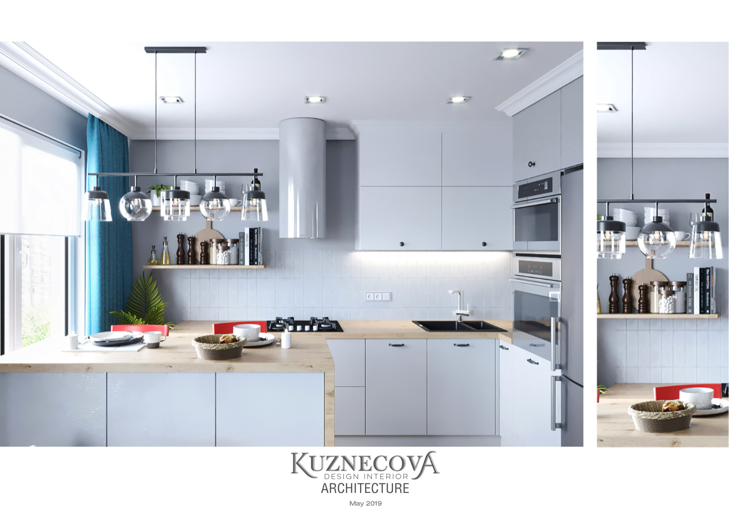 Дизайн проект квартиры 59 кв.м.