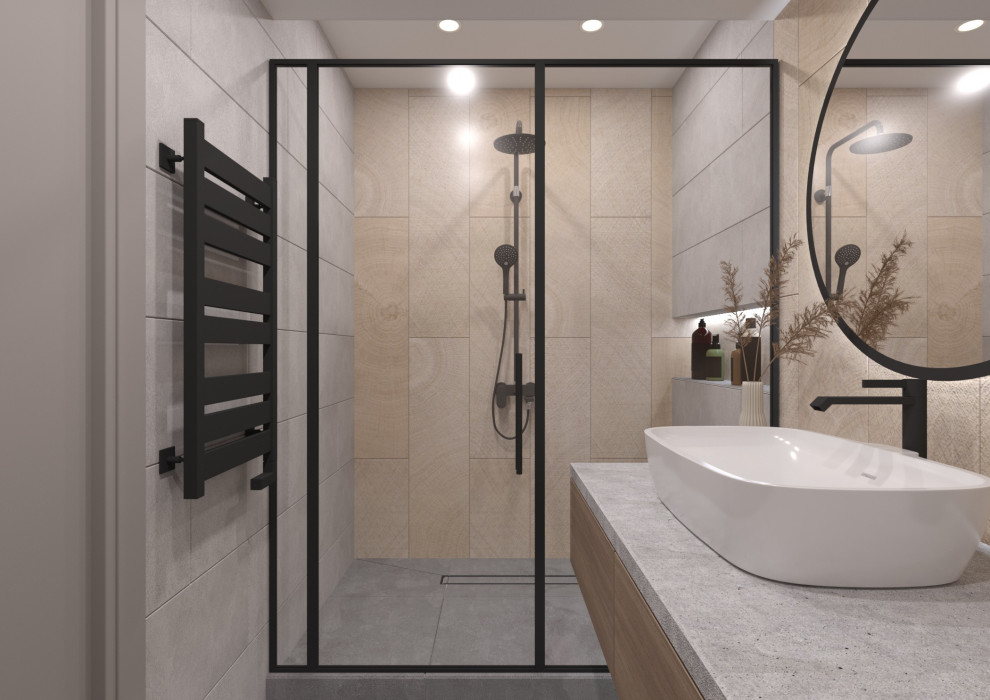 Обложка проекта: Кухня с санузлом