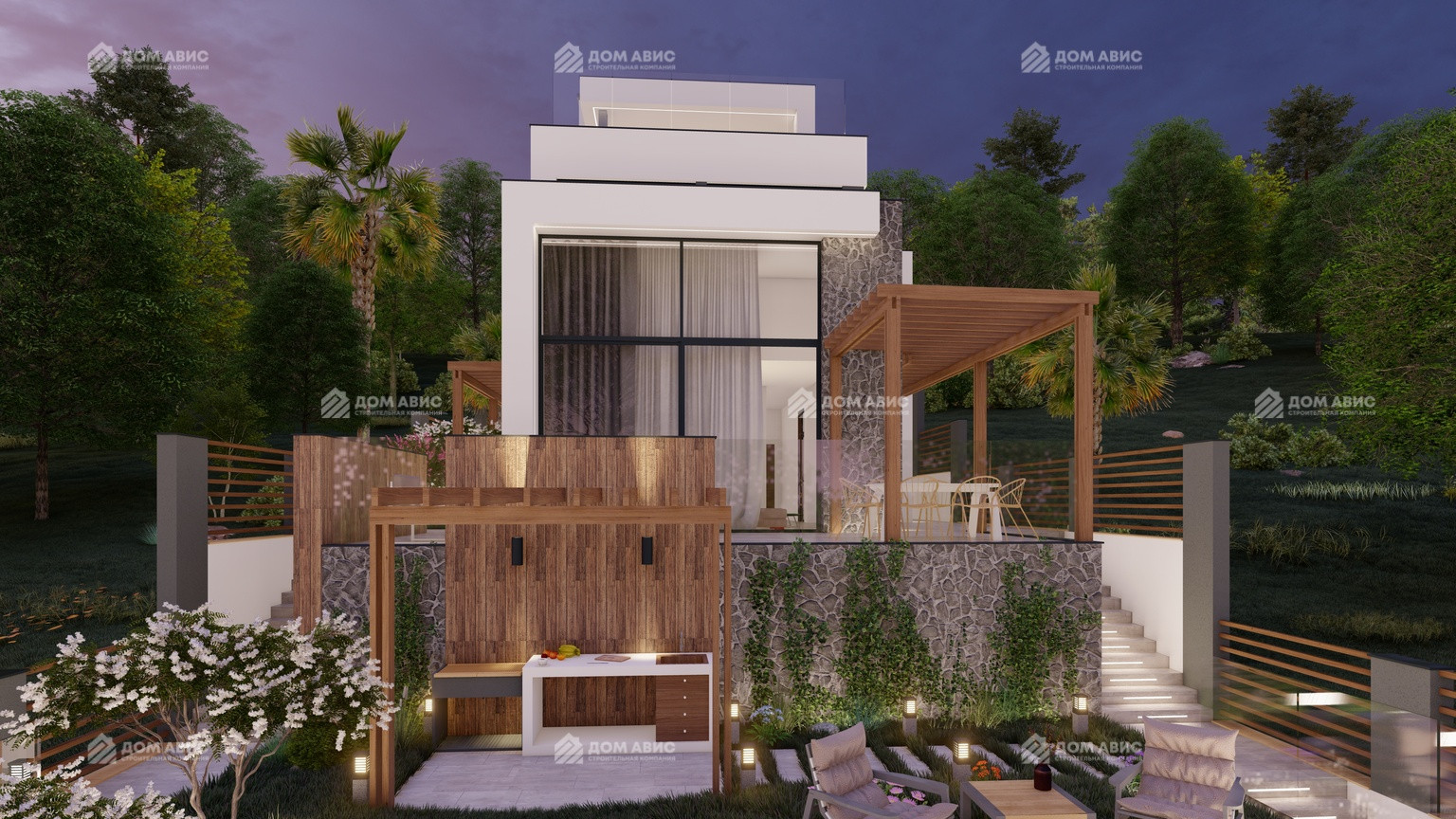 проект дома в Сочи, Черешня