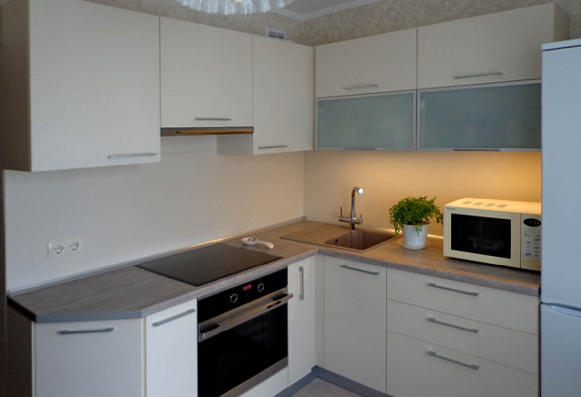 Кухни с фасадами из пластика