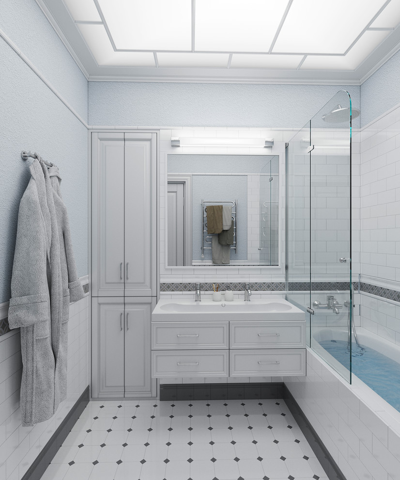 Квартира в сталинском доме на Кутузовском проспекте. Ванная комната