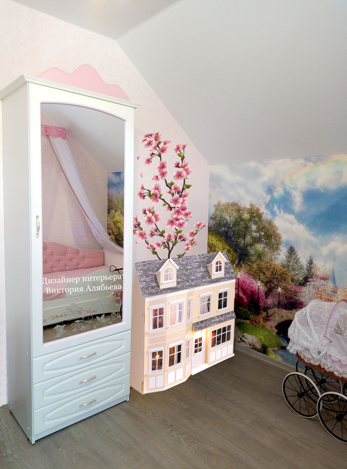 Обложка проекта: Детская комната маленькой принцессы