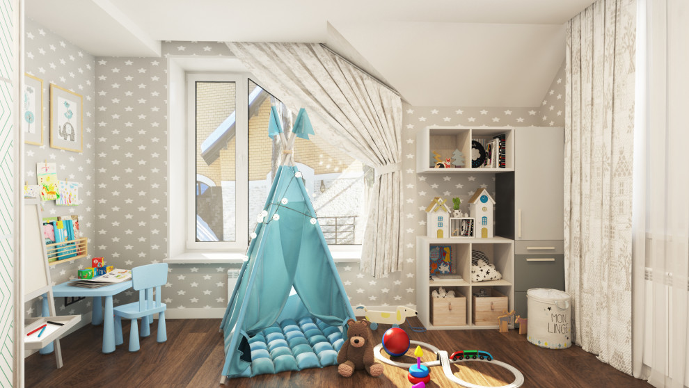 Детская комната для мальчика в частном доме LYAPIDO