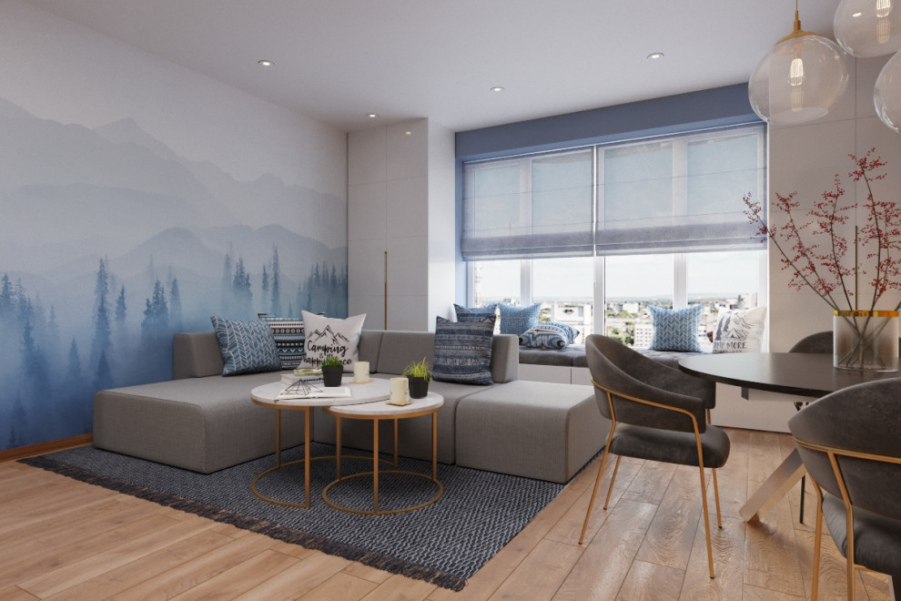 Дизайн-проект в ЖК "Ньютон"