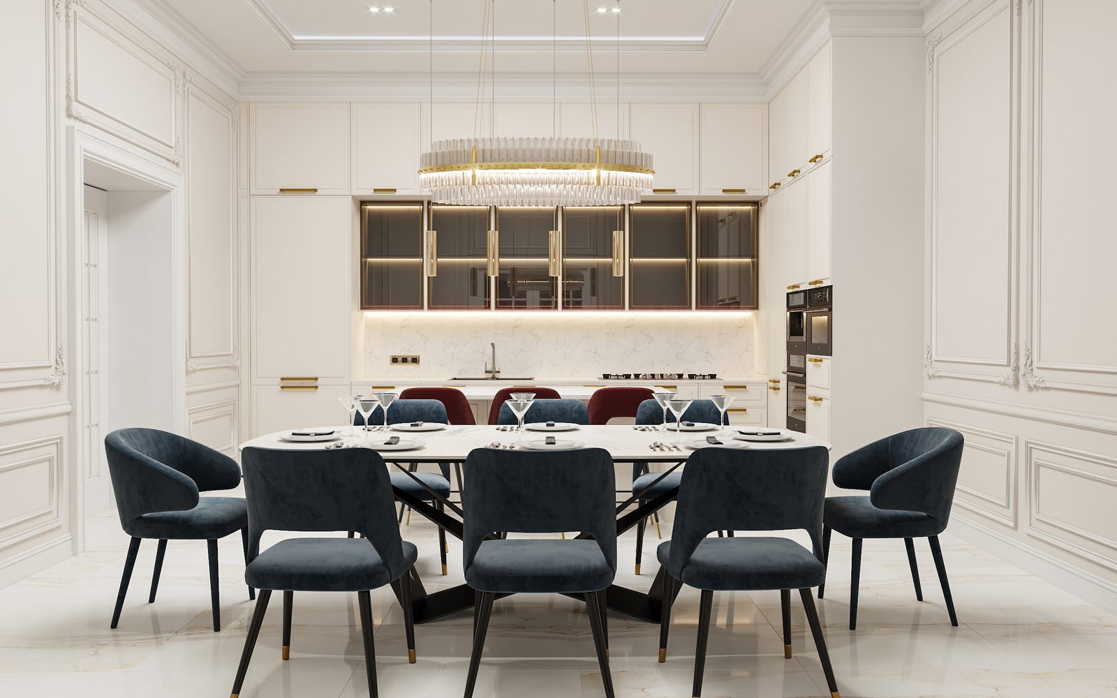 Жилой дом. Дизайн интерьера 1 этажа