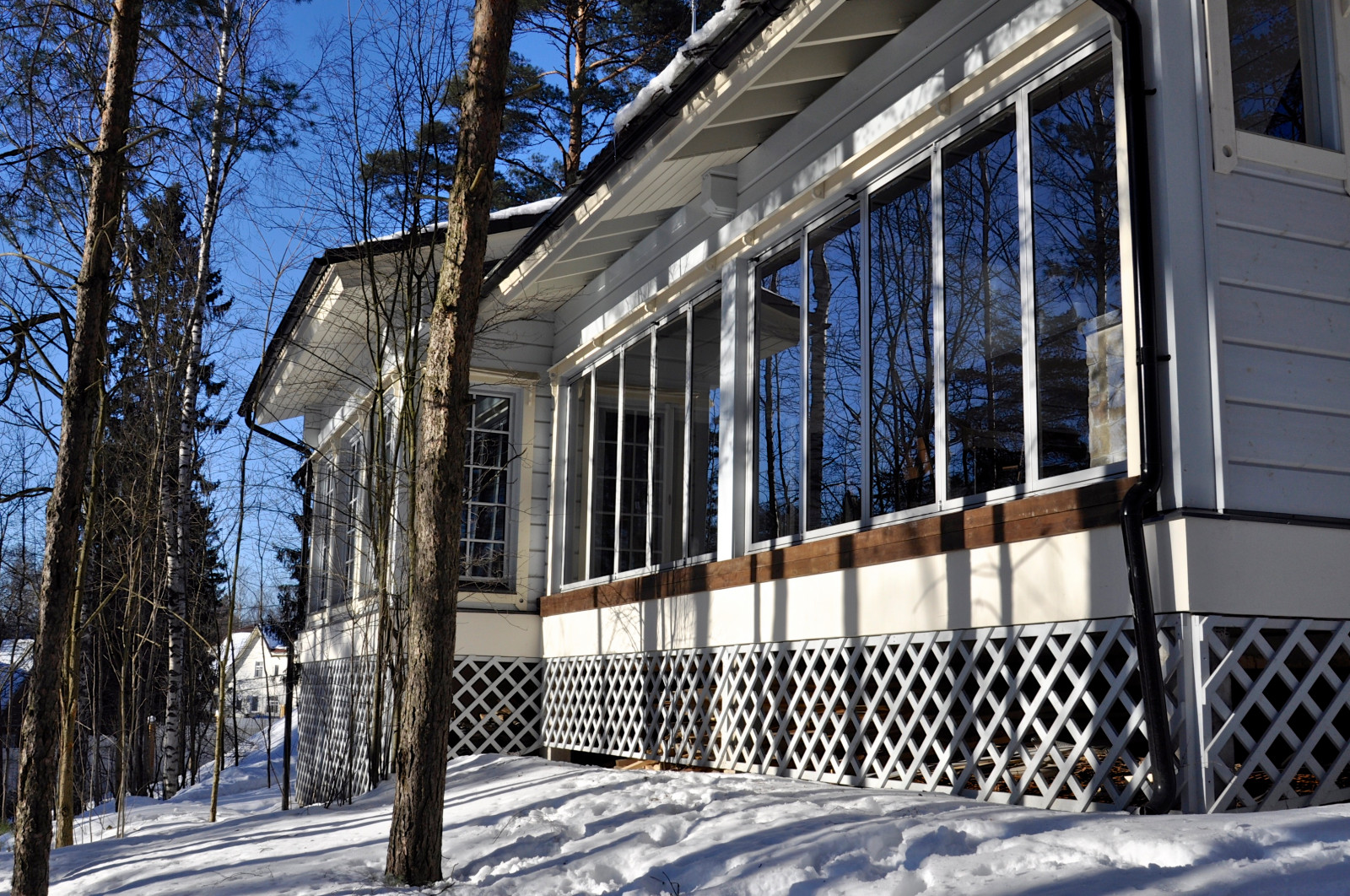 Остекление гостевого дома