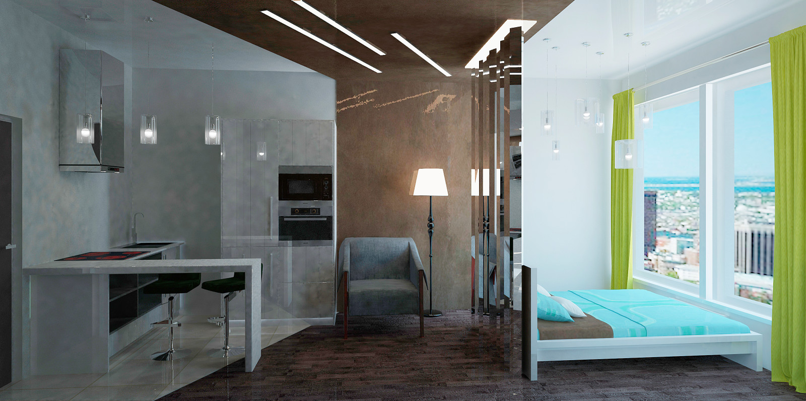 Апартаменты в небоскребе