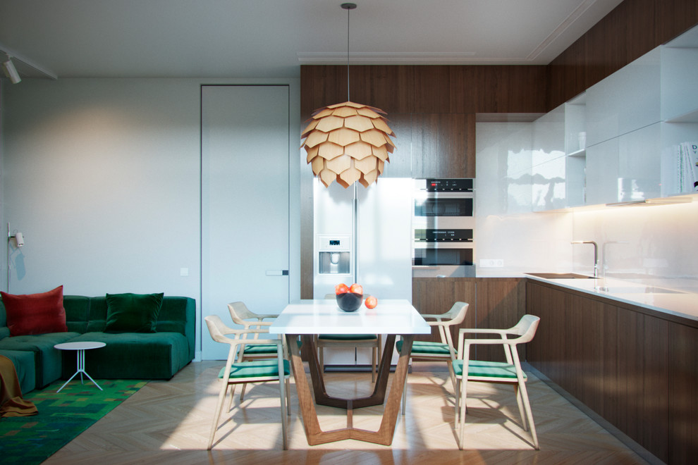 Проект интерьера мансарды «Green Green Mountain » Москва, Баррикадная