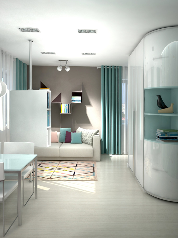 Обложка проекта: Однокомнатная хрущевка для молодой семьи с детьми