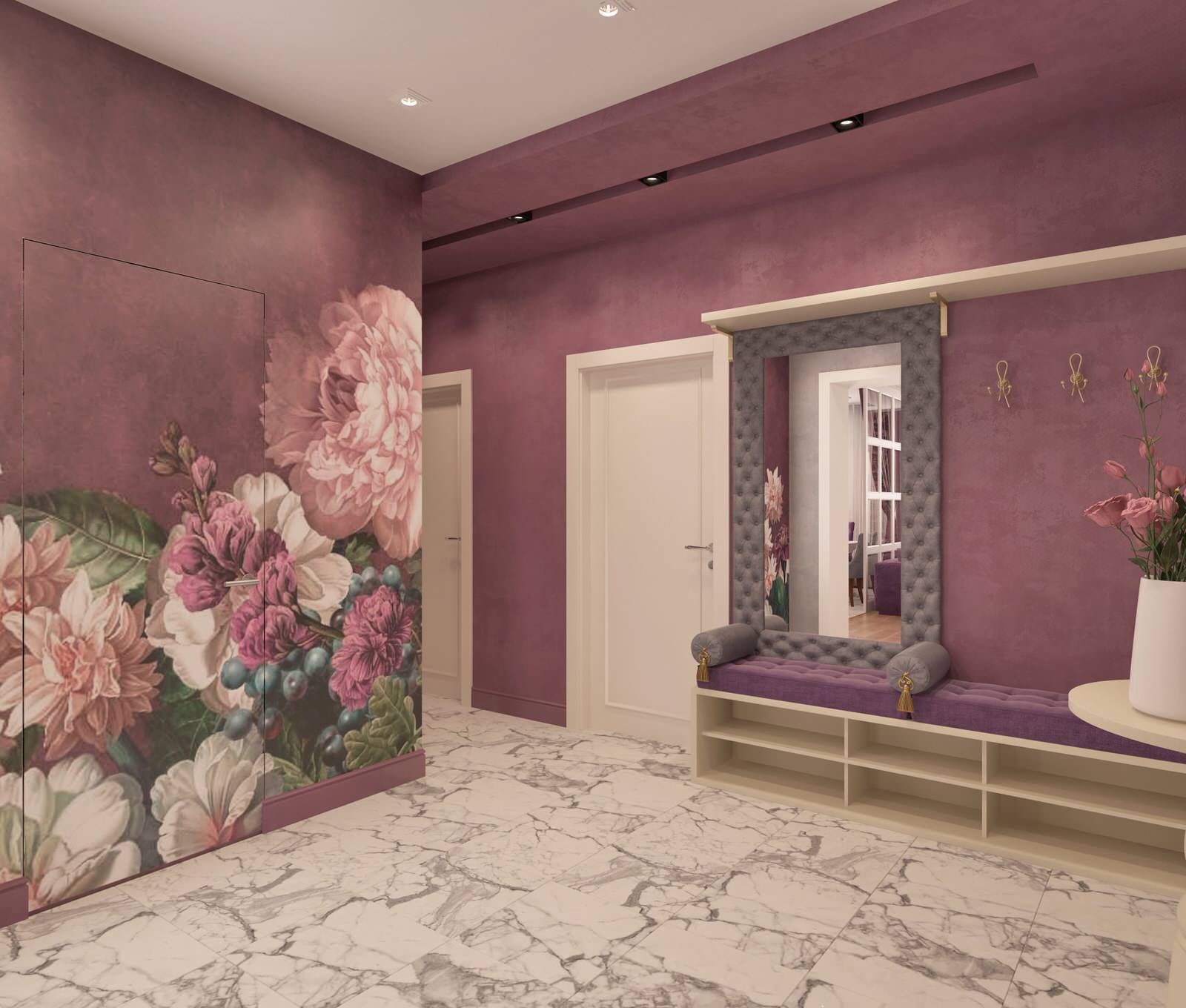 Эклектичный интерьер в ЖК Петровский, 100 кв. м. (г. Новосибирск)