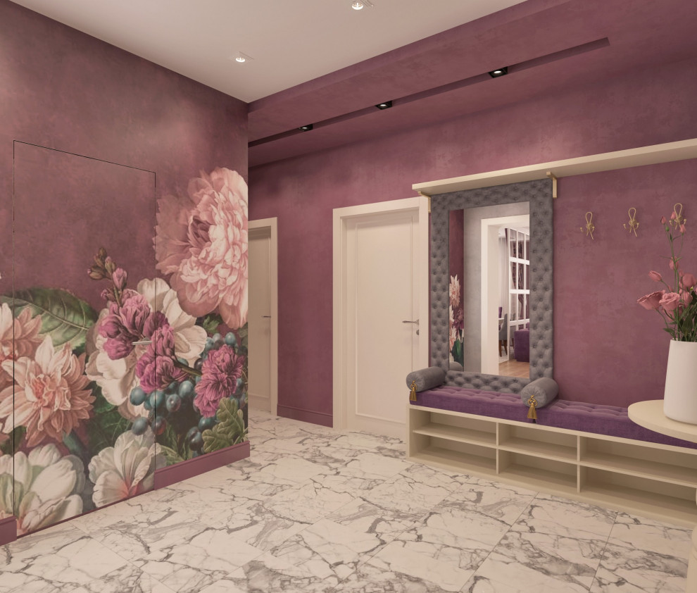 Эклектичный интерьер в ЖК Петровский, 100 кв. м. (г. Новосибирск)