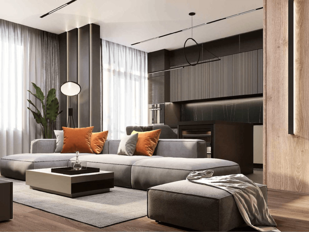 ДИЗАЙНЕРСКИЙ РЕМОНТ КВАРТИРЫ 84 М2 В ЖК РУМЯНЦЕВО-ПАРК